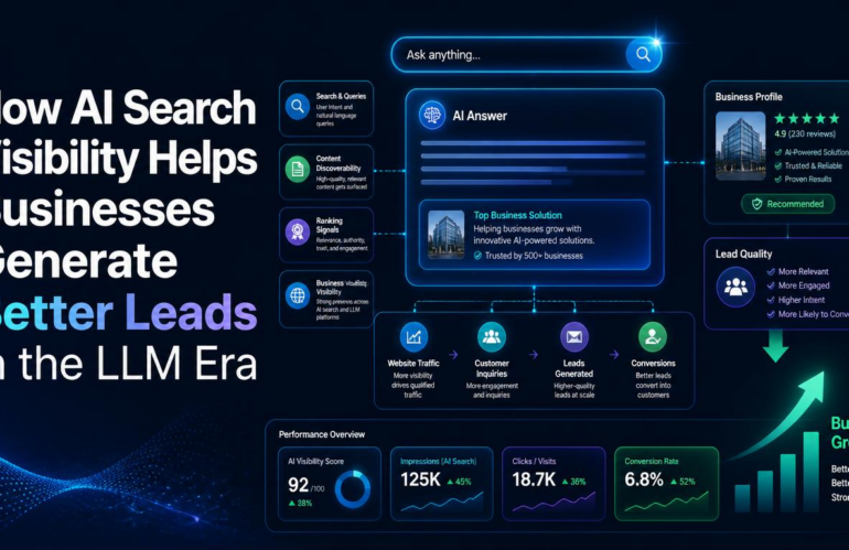 How AI Search Visibility Helps Businesses Generate Better Leads in the LLM Era