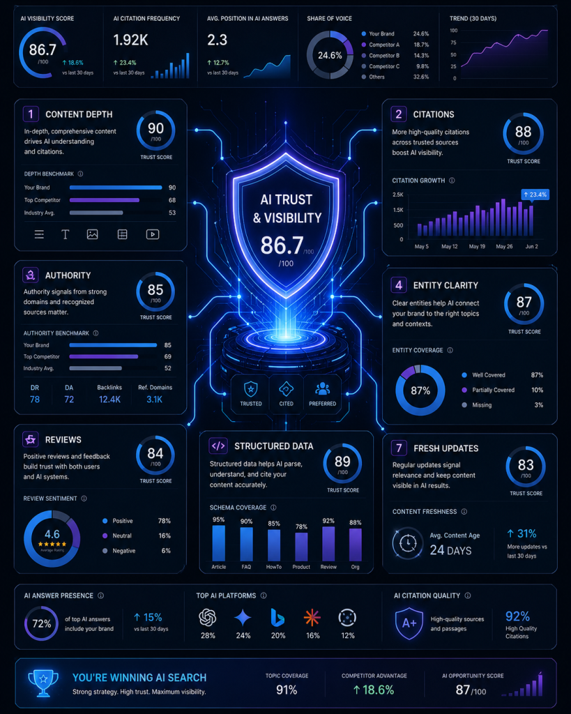 GEO Strategies Used by Brands Dominating AI Search