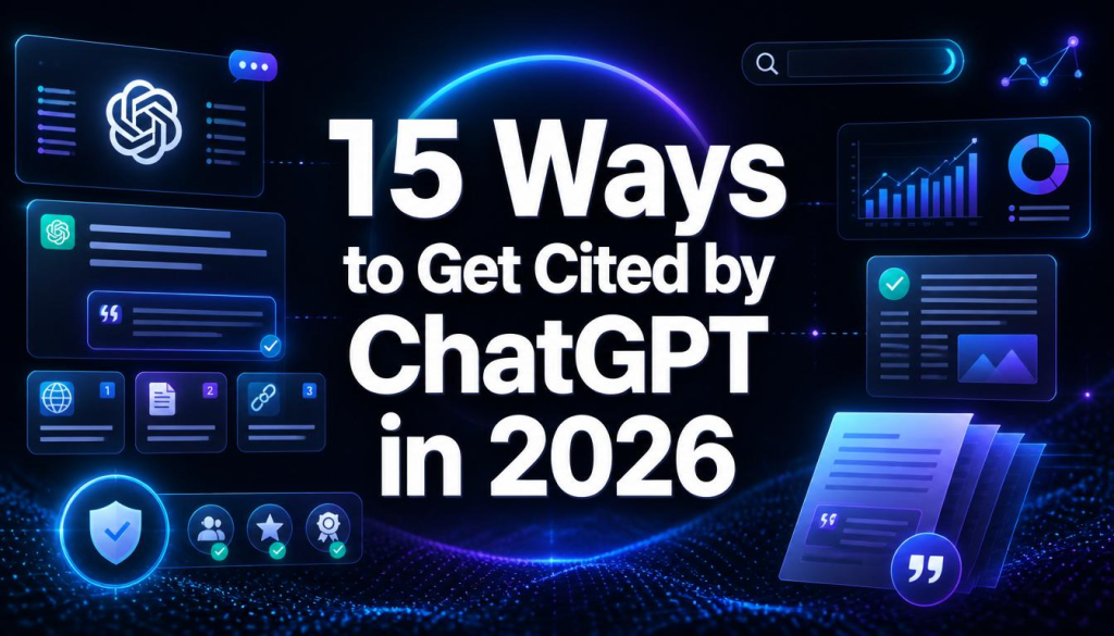 15 Ways To Get Cited By Chatgpt